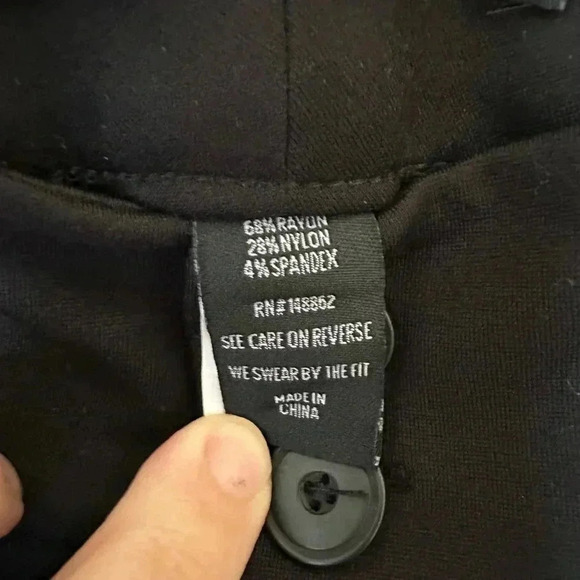 Torrid Black Slacks in Size 16S - Picture 4 of 6